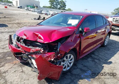 2022 Toyota Corolla Le z USA, uszkodzony, nr VIN JTDEPMAE8NJ213489